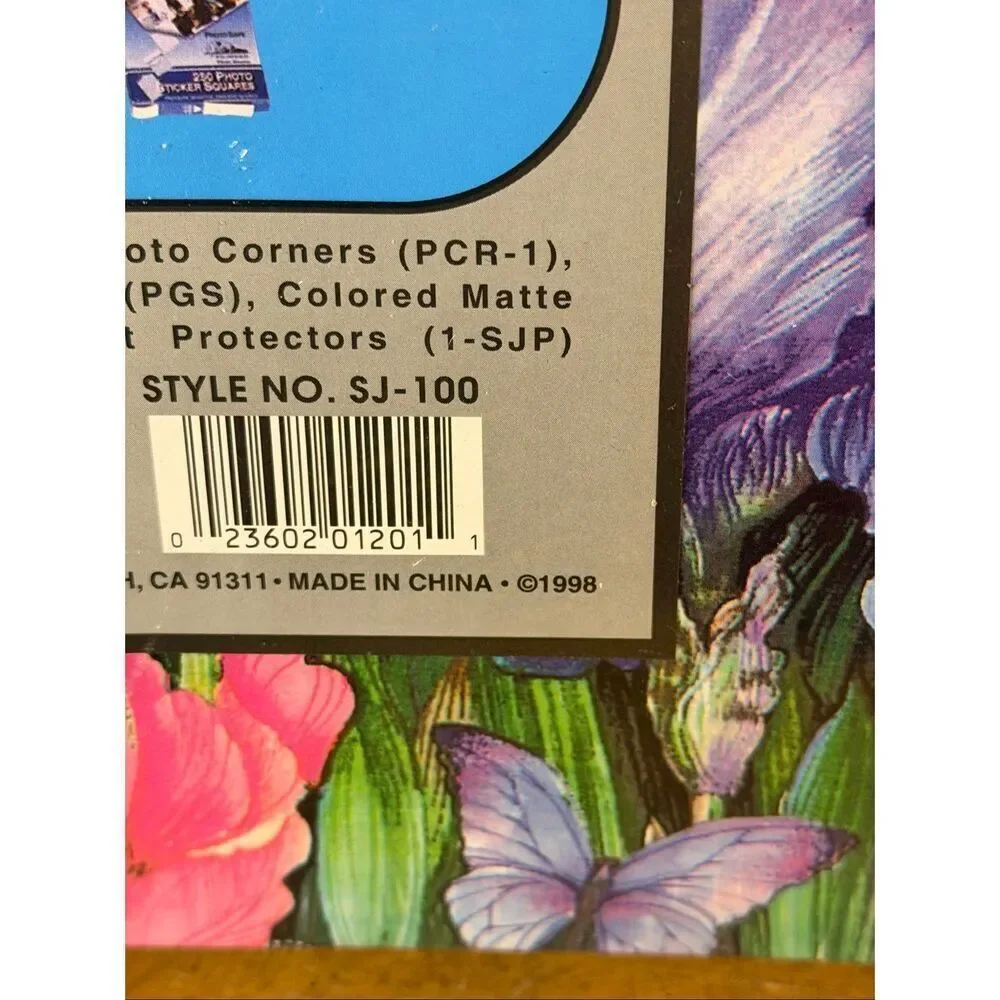 Vintage 1998 Pioneer Jumbo Memory Scrapbook 100 Page Floral Photo Album NWT (639